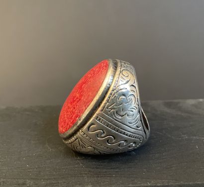 AMOK
Ring in 925°/°°° silver and imitation...