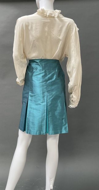 ACANTHE
Two flared silk skirts, one with...