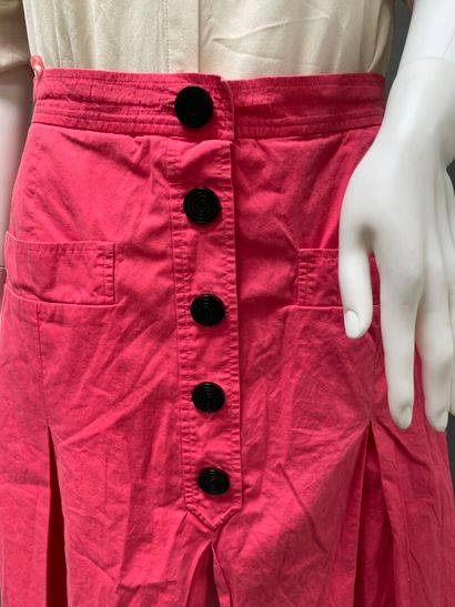 Yves SAINT LAURENT Rive Gauche 
Pink cotton...