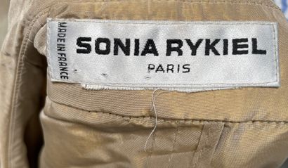 Sonia RYKIEL 
Iridescent beige acetate trench...