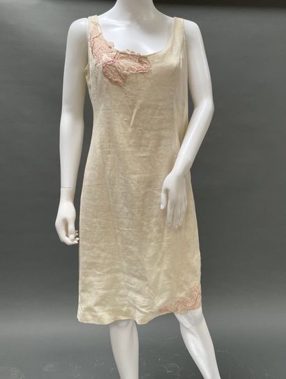 RENATO NUCCI
Pink silk dress with spaghetti...