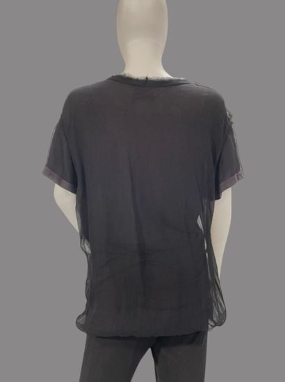 LANVIN, Christian LACROIX 
Set of two black...