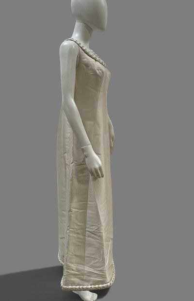 Pierre BALMAIN PARIS
Unbleached silk dress...