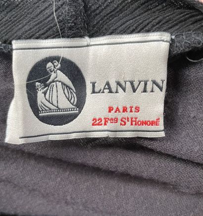 LANVIN, Christian LACROIX 
Set of two black...