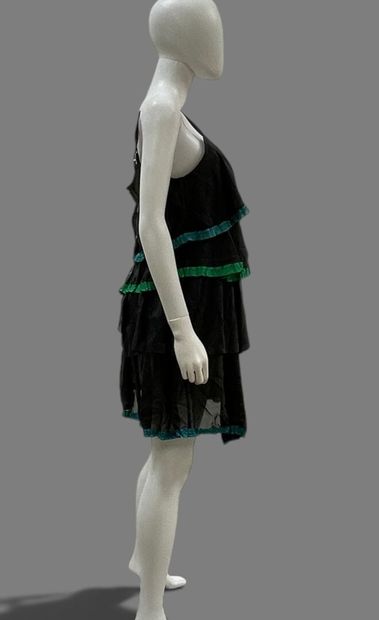 MARC by MARC JACOBS 
Gray chiffon dress with...