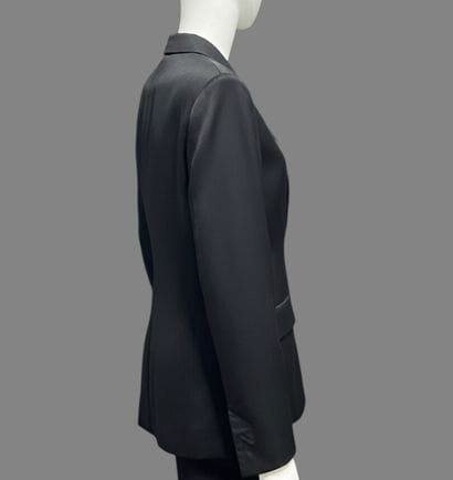 NATIONAL COSTUME
Black wool jacket, notched...