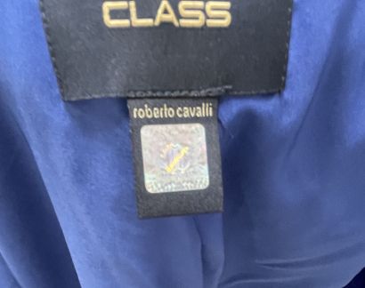CAVALLI Class 
Majorelle blue wool jacket...