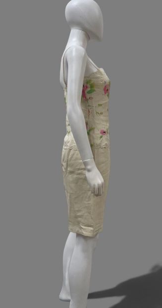 UNGARO Parallèle 
White linen set consisting...