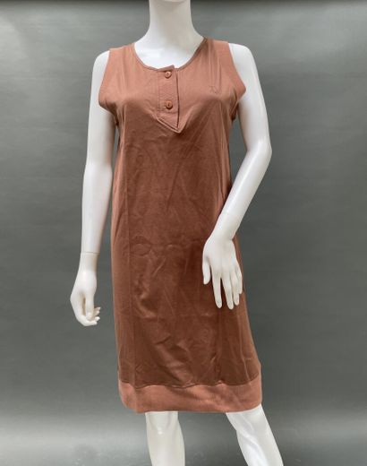 Christian DIOR Set 
Ochre cotton beach tunic...