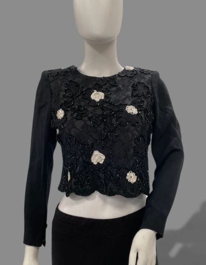 Sonia RYKIEL 
Black long-sleeved top with...