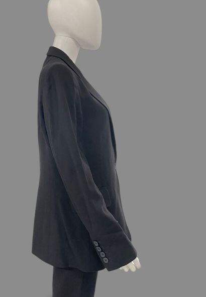 Stella McCartney 
Black wool tailored jacket...
