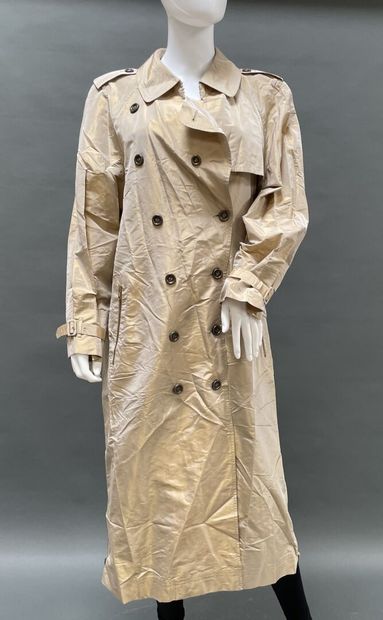 Sonia RYKIEL 
Iridescent beige acetate trench...