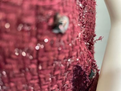 RENATO NUCCI
Burgundy wool dress embellished...