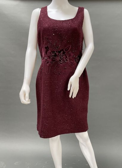 RENATO NUCCI
Burgundy wool dress embellished...
