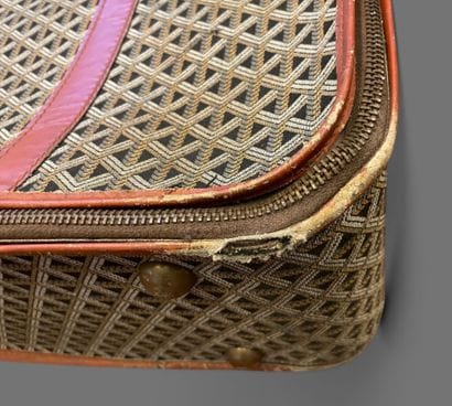 GOYARD attributed to
Set in camel leather...