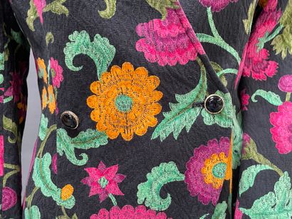 UNGARO Parallèle 
Floral-print suit on a...