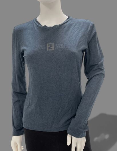 FENDI 
Set includes:
- a purple nylon long-sleeved...