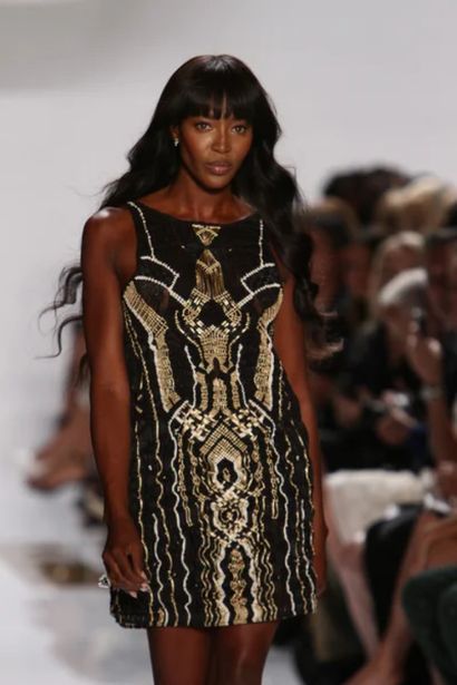 DIANE VON FURSTENBERG
Black and gold cotton...