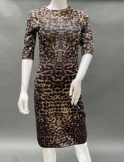 MISSONI 
Jersey dress with gold lurex and...