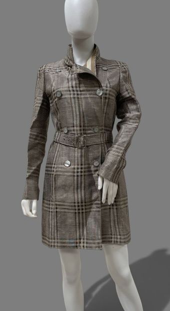 EMPORIO ARMANI 
Acetate trench coat with...
