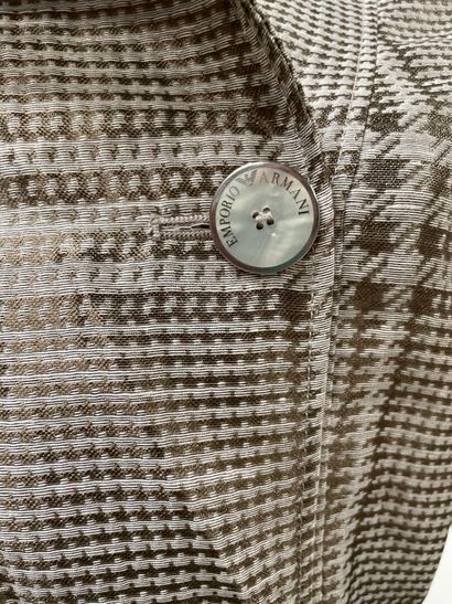 EMPORIO ARMANI 
Acetate trench coat with...