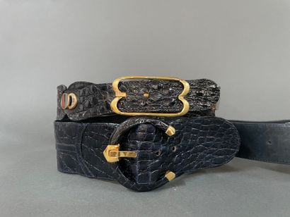 Léo ISBA, Anonymous 
Set of three belts in...