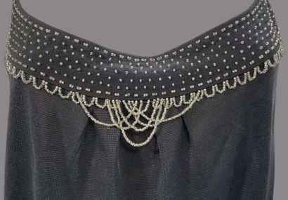 LANVIN, Christian LACROIX 
Set of two black...