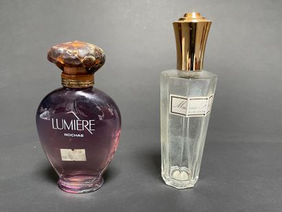 ROCHAS
Set including mock-up bottles and...
