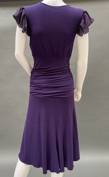 UNGARO FUCHSIA
Long purple jersey dress,...