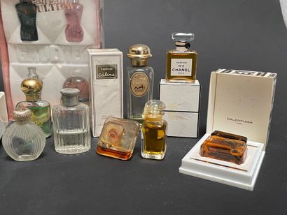 Assortment of samples from various brands:...