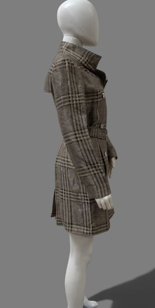 EMPORIO ARMANI 
Acetate trench coat with...