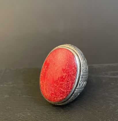 AMOK
Ring in 925°/°°° silver and imitation...