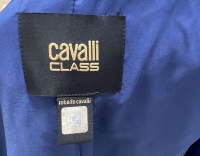 CAVALLI Class 
Majorelle blue wool jacket...