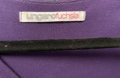 UNGARO FUCHSIA
Long purple jersey dress,...