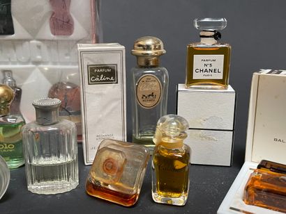 Assortment of samples from various brands:...