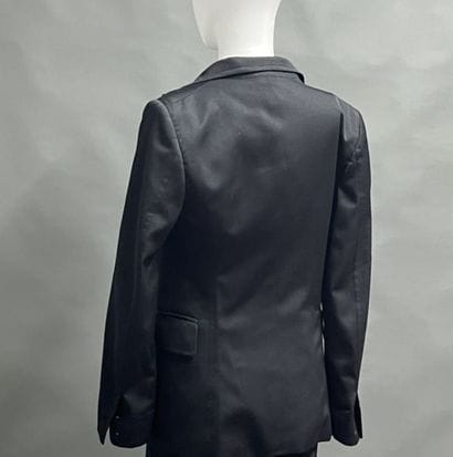NATIONAL COSTUME
Black wool jacket, notched...
