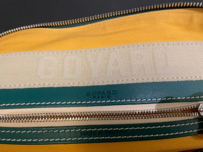 GOYARD 
Vendôme bag, 23 cm, made of green...
