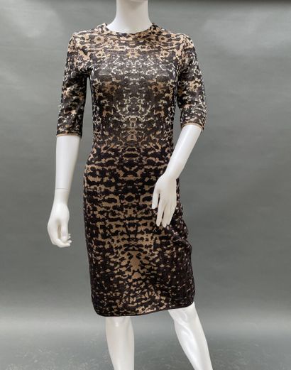 MISSONI 
Jersey dress with gold lurex and...