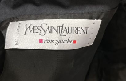 Yves SAINT LAURENT Rive Gauche, circa 1986–1987	
Black...