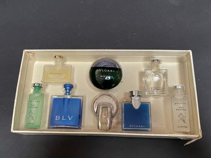 Assortment of samples from various brands:...