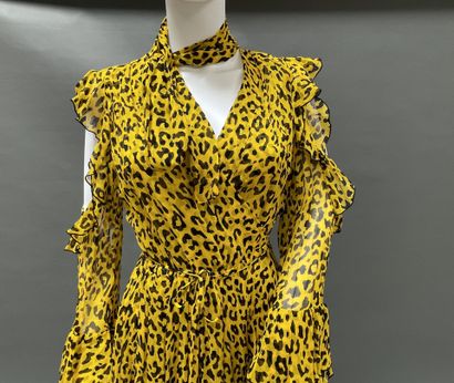 DIANE VON FURSTENBERG
Leopard-print chiffon...