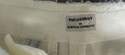 PHILOSOPHY DI ALBERTA FERETTI 
White cotton...