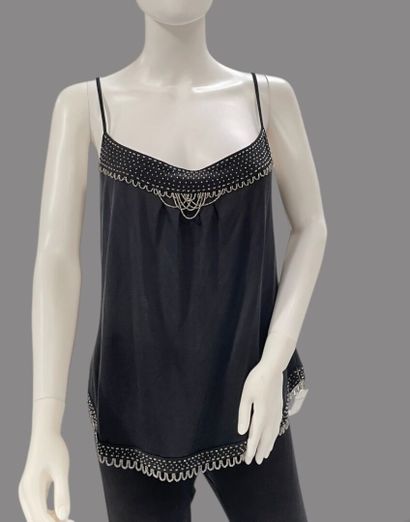 LANVIN, Christian LACROIX 
Set of two black...