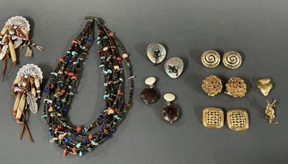 Anonymous 
Set of six pairs of ear clips,...
