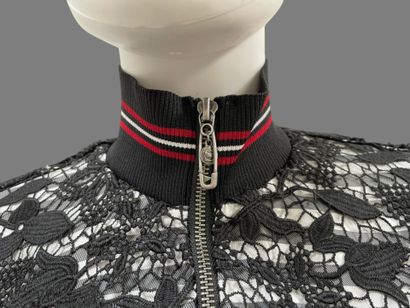 Sonia by Sonia RYKIEL 
Bomber-style guipure...