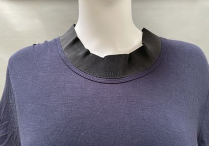 LANVIN Winter 2008 
Blue jersey dress with...