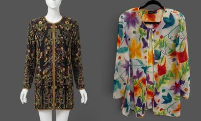 Louis FERAUD
Floral-print chiffon jacket,...