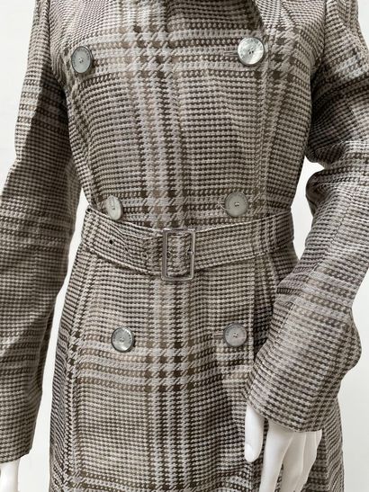 EMPORIO ARMANI 
Acetate trench coat with...