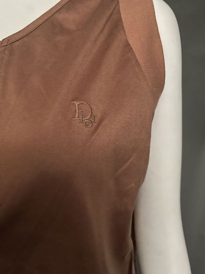Christian DIOR Set 
Ochre cotton beach tunic...
