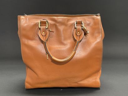 CHLOE
Beige leather bag, 35 cm, double handles,...